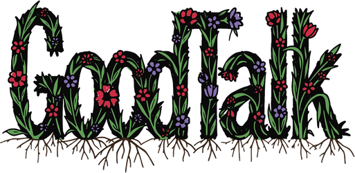 GoodTalk floral logo