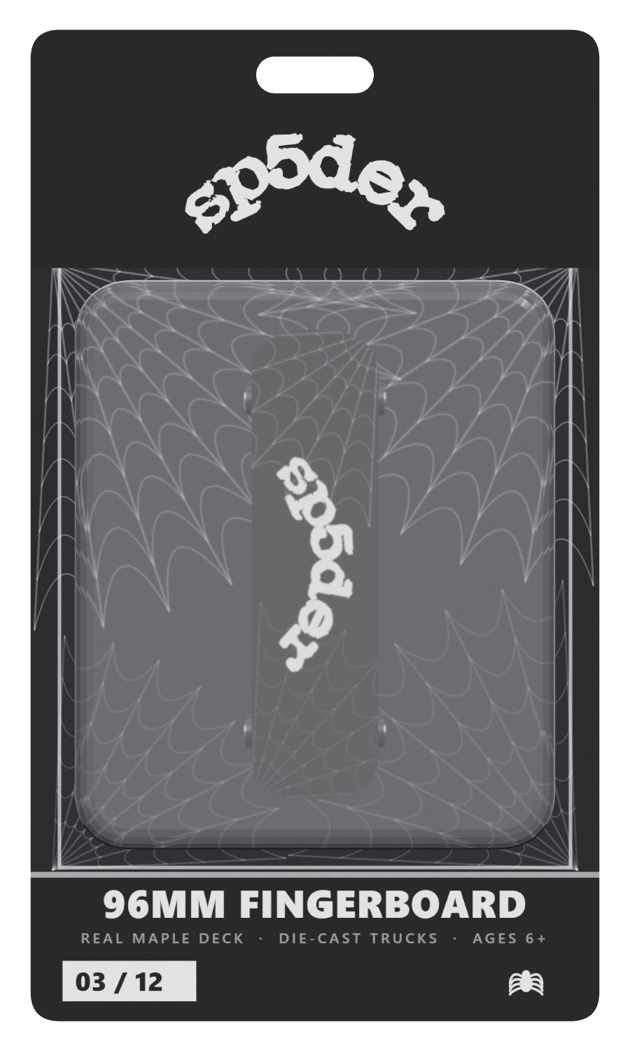 Sp5der fingerboard blister pack concept 3
