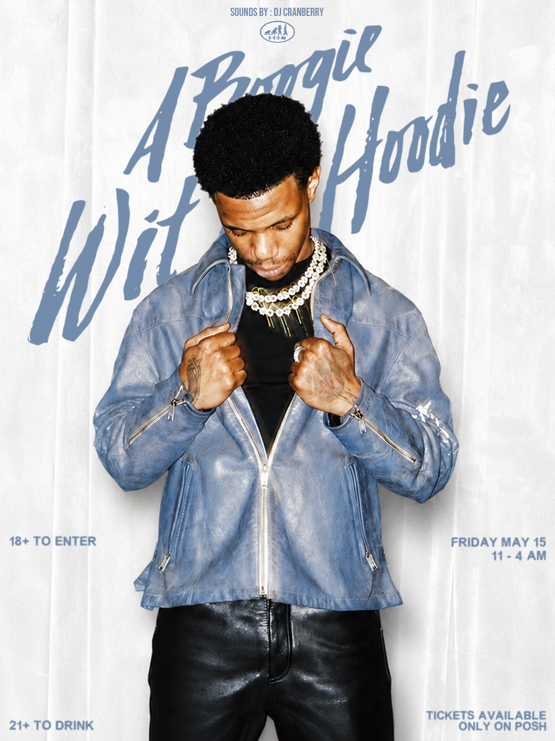 A Boogie Wit Da Hoodie NYC party poster