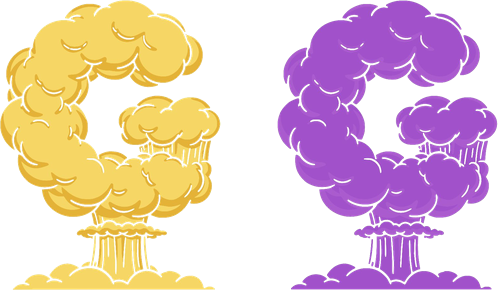GoodTalk mushroom cloud monogram